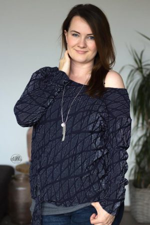amizade schnittmuster damen ebook Pullover Shirt Kleid Knoten
