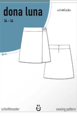 Papierschnitt Rock in Wickeloptik DONA LUNA (34-54)