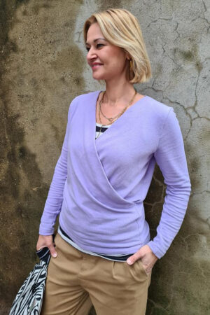 Schnittmuster Pullover in Wickeloptik MARAJO (34-56)
