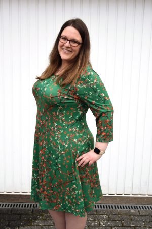 plus size übergrößen curvy ebook Schnittmuster Nähanleitung Kleid Damen A-linie Sommerkleid erbsünde