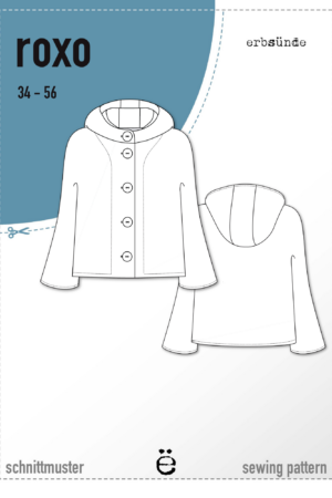 Papierschnitt Kapuzenjacke ROXO (34-56)
