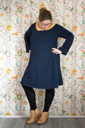 Schnittmuster Damen Kleid Top Tunika ausgestellt asymmetrisch plus size curvy