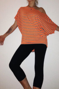 Damen Schnittmuster Kleid Shirt Pullover mit Fledermausärmeln erbsuende Gula