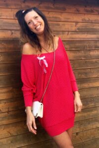 Damen Schnittmuster Kleid Shirt Pullover mit Fledermausärmeln erbsuende Gula