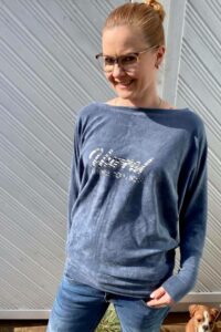 Damen Schnittmuster Kleid Shirt Pullover mit Fledermausärmeln erbsuende Gula
