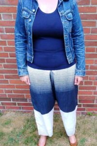 Schnittmuster Damen Hose Pumphose Haremshose tiefer Schritt Bahia erbsünde