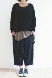 Schnittmuster Damen Hose Pumphose Haremshose tiefer Schritt Bahia erbsünde