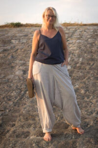 Schnittmuster Damen Hose Pumphose Haremshose tiefer Schritt Bahia erbsünde
