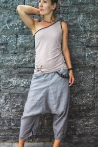 Schnittmuster Damen Hose Pumphose Haremshose tiefer Schritt Bahia erbsünde