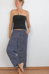 Schnittmuster Damen Hose Pumphose Haremshose tiefer Schritt Bahia erbsünde