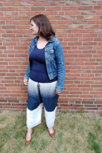 Schnittmuster Damen Hose Pumphose Haremshose tiefer Schritt Bahia erbsünde