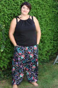 Schnittmuster Damen Hose Pumphose Haremshose tiefer Schritt Bahia erbsünde