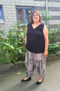 Schnittmuster Damen Hose Pumphose Haremshose tiefer Schritt Bahia erbsünde