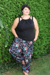 Schnittmuster Damen Hose Pumphose Haremshose tiefer Schritt Bahia erbsünde