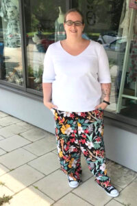 Schnittmuster Damen Hose Pumphose Haremshose tiefer Schritt Bahia erbsünde