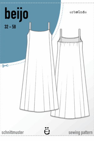 Papierschnitt Maxikleid Kleid BEIJO (32-58)