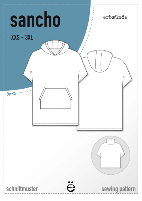 Papierschnitt Ponchopullunder SANCHO (XXS-3XL)