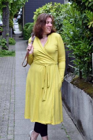 Digital Sewing Pattern Wrap Dress AURORA (EU 34-56)