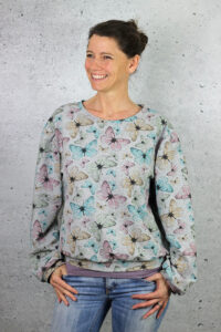 Schnittmuster-Damen-Sweater-Bluse-Puffaermel-Dona Fofina-erbsuende-21