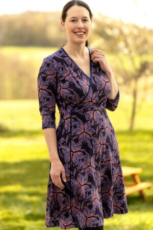 Schnittmuster Kleid in Wickeloptik CARA MIA (34-54)