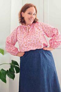 Schnittmuster-Bluse-Tunika-Kleid-Folklore-Ballonärmel-erbsuende-24