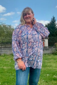 Schnittmuster-Bluse-Tunika-Kleid-Folklore-Ballonärmel-erbsuende-36
