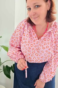 Schnittmuster-Bluse-Tunika-Kleid-Folklore-Ballonärmel-erbsuende-4