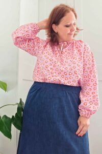 Schnittmuster-Bluse-Tunika-Kleid-Folklore-Ballonärmel-erbsuende-52