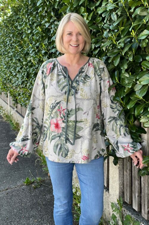 Schnittmuster Bluse, Tunika, Kleid im Folklore Stil LANTANA (34-58)