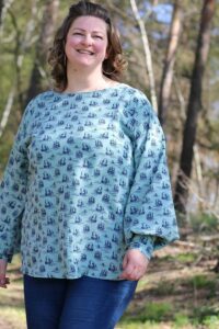 Schnittmuster-Damen-Bluse-Manschetten-Raglan-Webware-Primavera-erbsuende-35