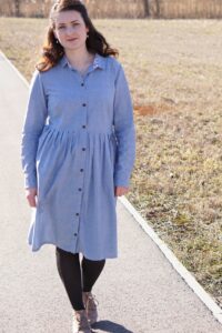 Schnittmuster-Damen-Kleid-Hemdblusenkleid-webware-Bella Dona-erbsuende-17
