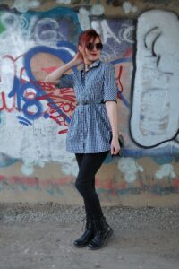 Schnittmuster-Damen-Kleid-Hemdblusenkleid-webware-Bella Dona-erbsuende-19