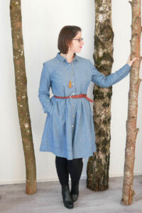 Schnittmuster-Damen-Kleid-Hemdblusenkleid-webware-Bella Dona-erbsuende-7