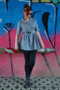 Schnittmuster-Damen-Kleid-Hemdblusenkleid-webware-Bella Dona-erbsuende-8