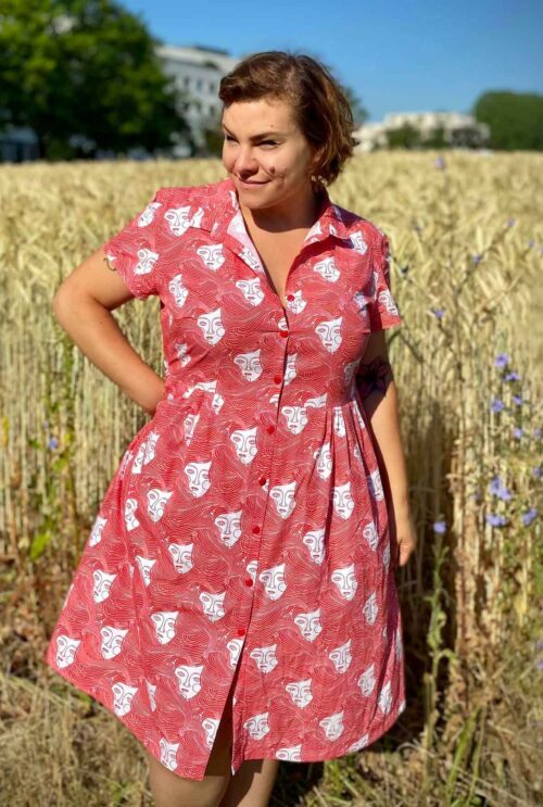 Schnittmuster Hemdblusenkleid BELLA DONA (34-56)