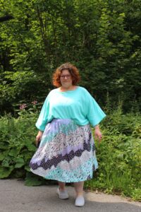 Schnittmuster-Rock-Maxirock-Midirock-A-Linie-Rosa-erbsuende-2