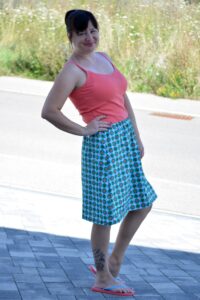 Schnittmuster-Rock-Maxirock-Midirock-A-Linie-Rosa-erbsuende-34