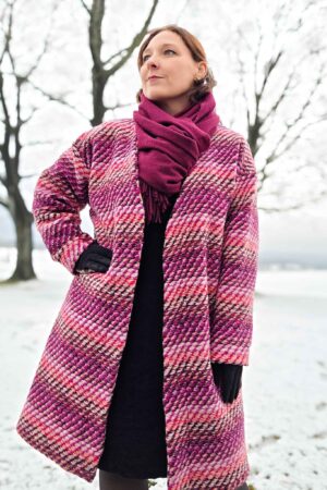 Schnittmuster einfacher Mantel in 3 Längen ALMA (34-60)