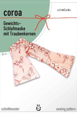 Gratis Schnittmuster Traubenkern-Schlafmaske