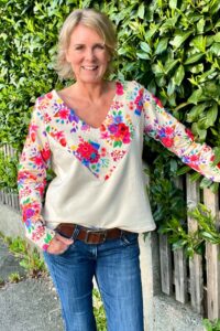 Schnittmuster-sweater-kleid-colourblocking-einsatz-v-ausschnitt-amante-erbsuende-1